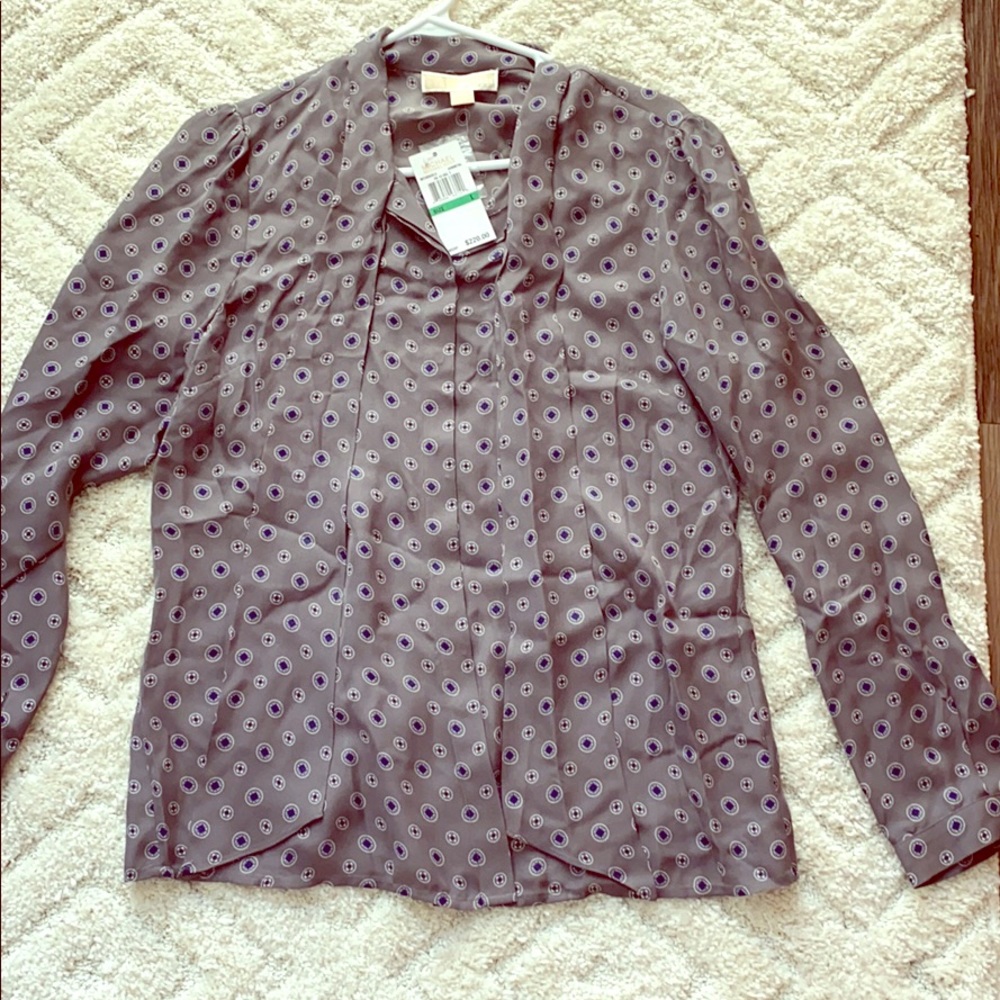 NWT Silk blouse by Michael Kors